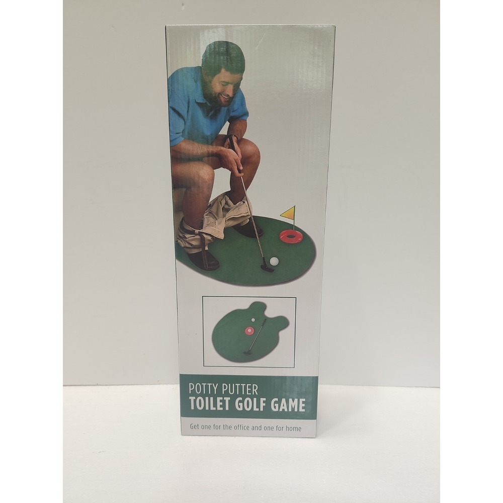 Potty Putter Toilet Golf Game Funny Gift Prank Open Box Never Used